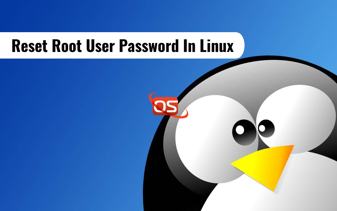 Reset Root User Password In Linux